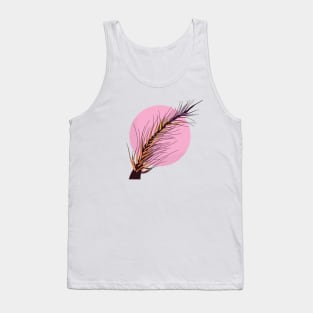 Pop Art Pine Needle Pink Moon Tank Top